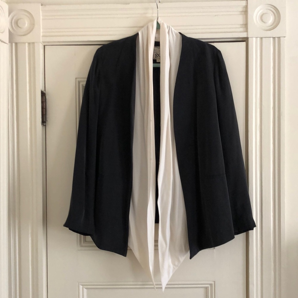 Silk blazer